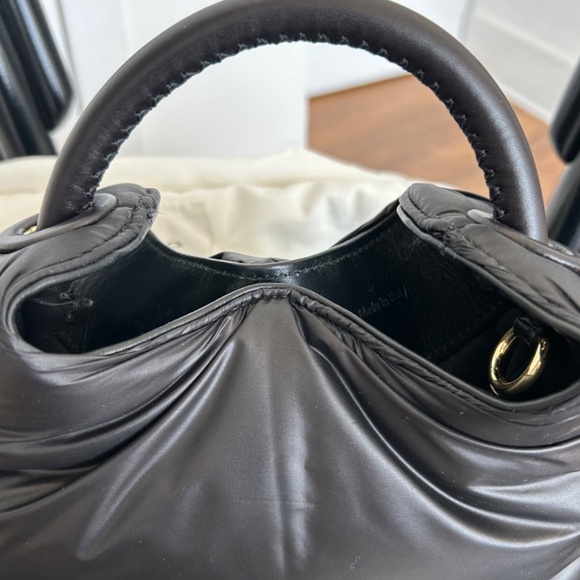 $445 NWT Elleme Baozi Puffer Bag In Black Nylon Shoulder Strap Shopbop RARE - Picture 11 of 13